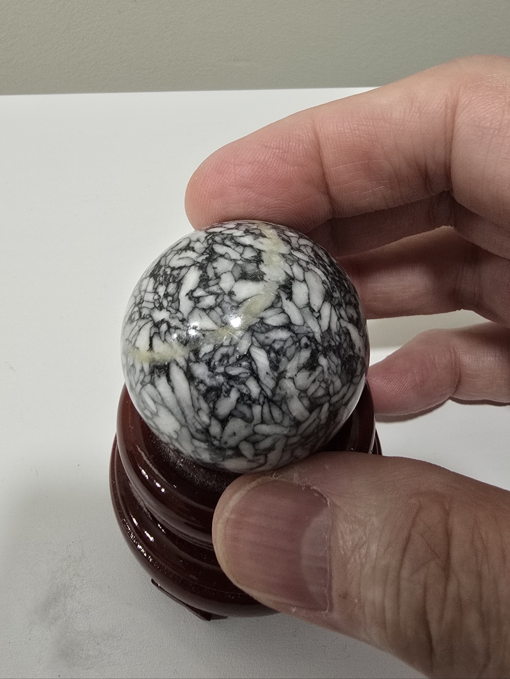 Pinolite Crystal Sphere 38 mm